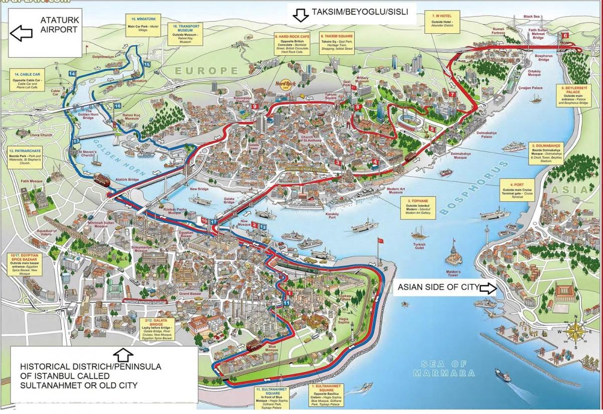mappa di provincia di istanbul 3d 
