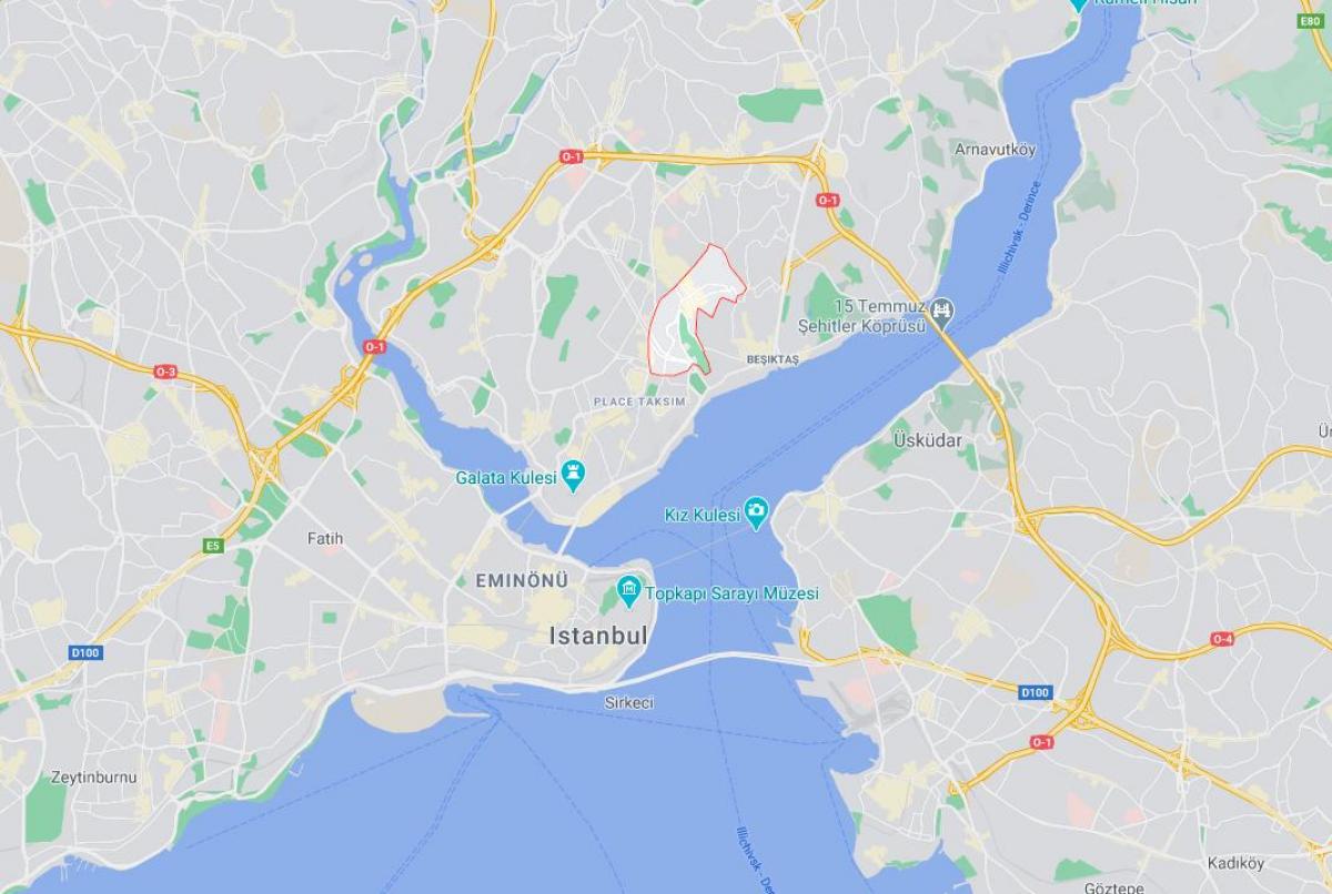 nisantasi mappa di provincia di istanbul