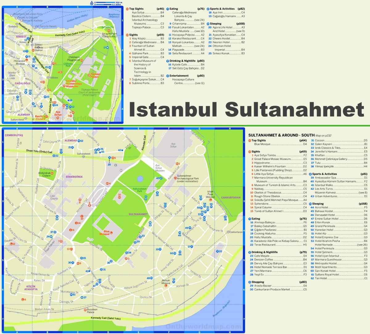 piazza sultanahmet mappa