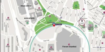 Mappa del forum istanbul