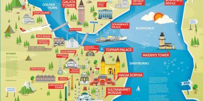 Istanbul luoghi da visitare mappa
