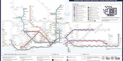 Istanbul rete ferroviaria mappa