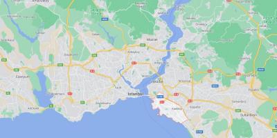 Mappa di kadikoy istanbul