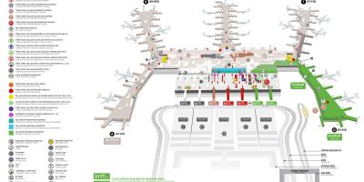 Mappa aeroporto di istanbul