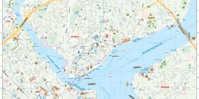 Istanbul mappa della città gratuita