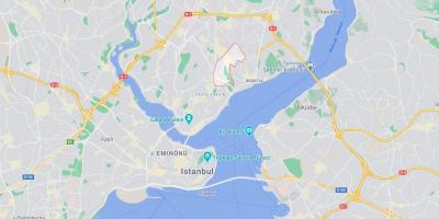 Nisantasi mappa di provincia di istanbul